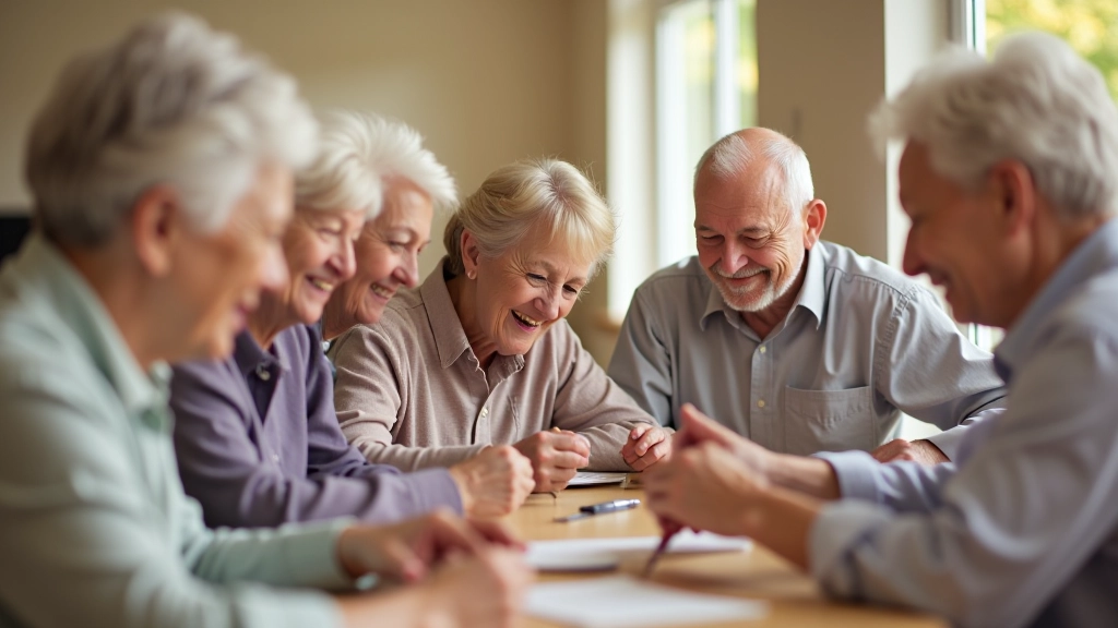 Senior social program activities